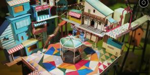 Lumino City - buntes Puzzle mit manuell Dekorationen schaffen